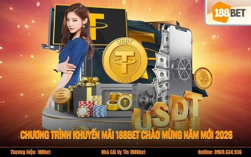 Chương Trình Khuyến Mãi 188bet Chào mừng Năm mới 2026