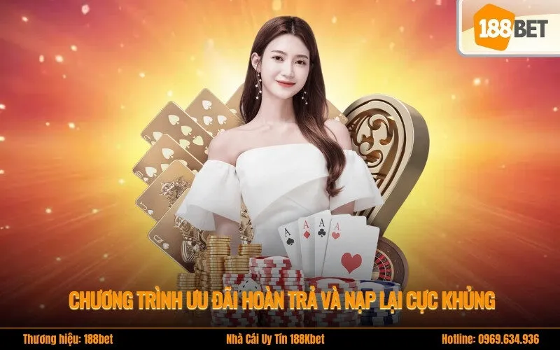Chương trình ưu đãi hoàn trả và nạp lại cực khủng